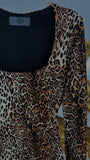 Body elastic modelator "Hera" cu mânecă lungă LEOPARD-PRINT Body elastic modelator "Hera" cu mânecă lungă LEOPARD-PRINT