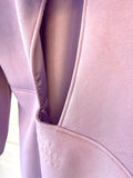 "Blush" Hoodie with Open Back and Bell Sleeves PURPLE "Blush" Hoodie with Open Back and Bell Sleeves PURPLE