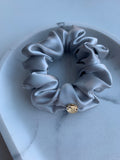 1 Medium Mulberry Natural Silk Scrunchie 1 Medium Mulberry Natural Silk Scrunchie