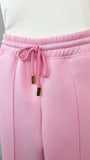 Straight Wide-Leg Long Pants "Blush" PINK Straight Wide-Leg Long Pants "Blush" PINK