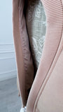2-Piece Set "Eria 500" Top with Open Back + Long Straight Cotton Pants BEIGE 2-Piece Set "Eria 500" Top with Open Back + Long Straight Cotton Pants BEIGE