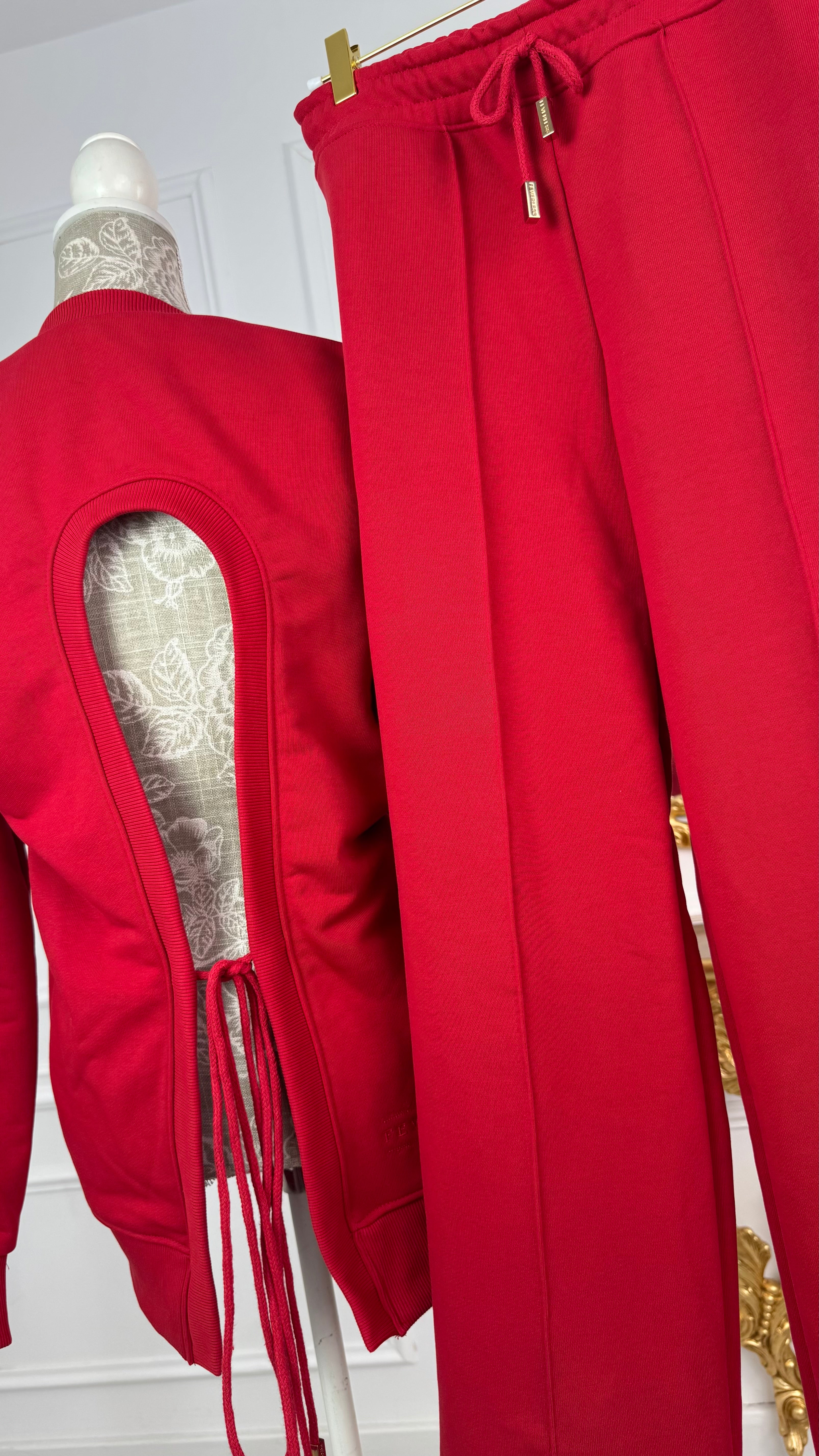 Pants "ERIA 500" Cotton Straight Large RED Pants "ERIA 500" Cotton Straight Large RED