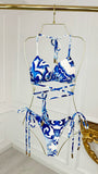 Triangle Bikini Top "Santorini" with Detachable Cups. Triangle Bikini Top "Santorini" with Detachable Cups.