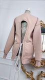 2-Piece Set "Eria 500" Top with Open Back + Long Straight Cotton Pants BEIGE 2-Piece Set "Eria 500" Top with Open Back + Long Straight Cotton Pants BEIGE
