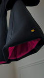 SET 2 pieces "Blush" Open-Back Hoodie + Flared Pants - BLACK SET 2 pieces "Blush" Open-Back Hoodie + Flared Pants - BLACK