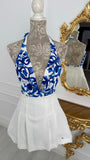 Top elastic cu decolteu Drapat " Laila " Majolica Top elastic cu decolteu Drapat " Laila " Majolica