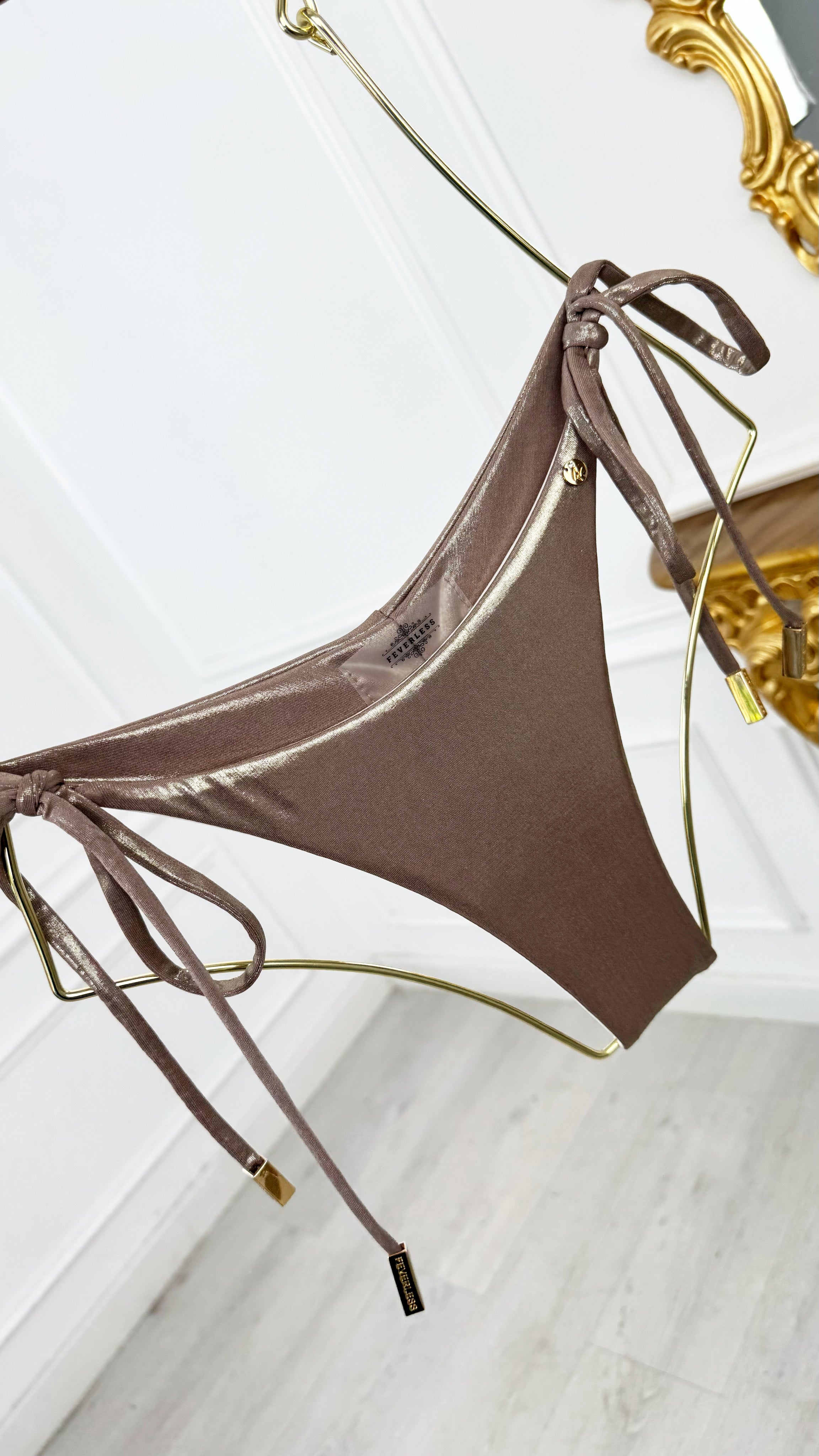 Slip de baie "Baby Doll" Smoken Gold Slip de baie "Baby Doll" Smoken Gold