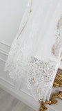 Blusa de Encaje Blanca Blusa de Encaje Blanca