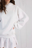 Sudadera con capucha y espalda sin cortes "Blush" con mangas acampanadas -5 VARIACIONES DE COLORES Sudadera con capucha y espalda sin cortes "Blush" con mangas acampanadas -5 VARIACIONES DE COLORES