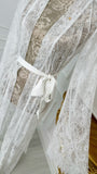 Cárdigan/Bata de Encaje "Delicate" BLANCO Cárdigan/Bata de Encaje "Delicate" BLANCO