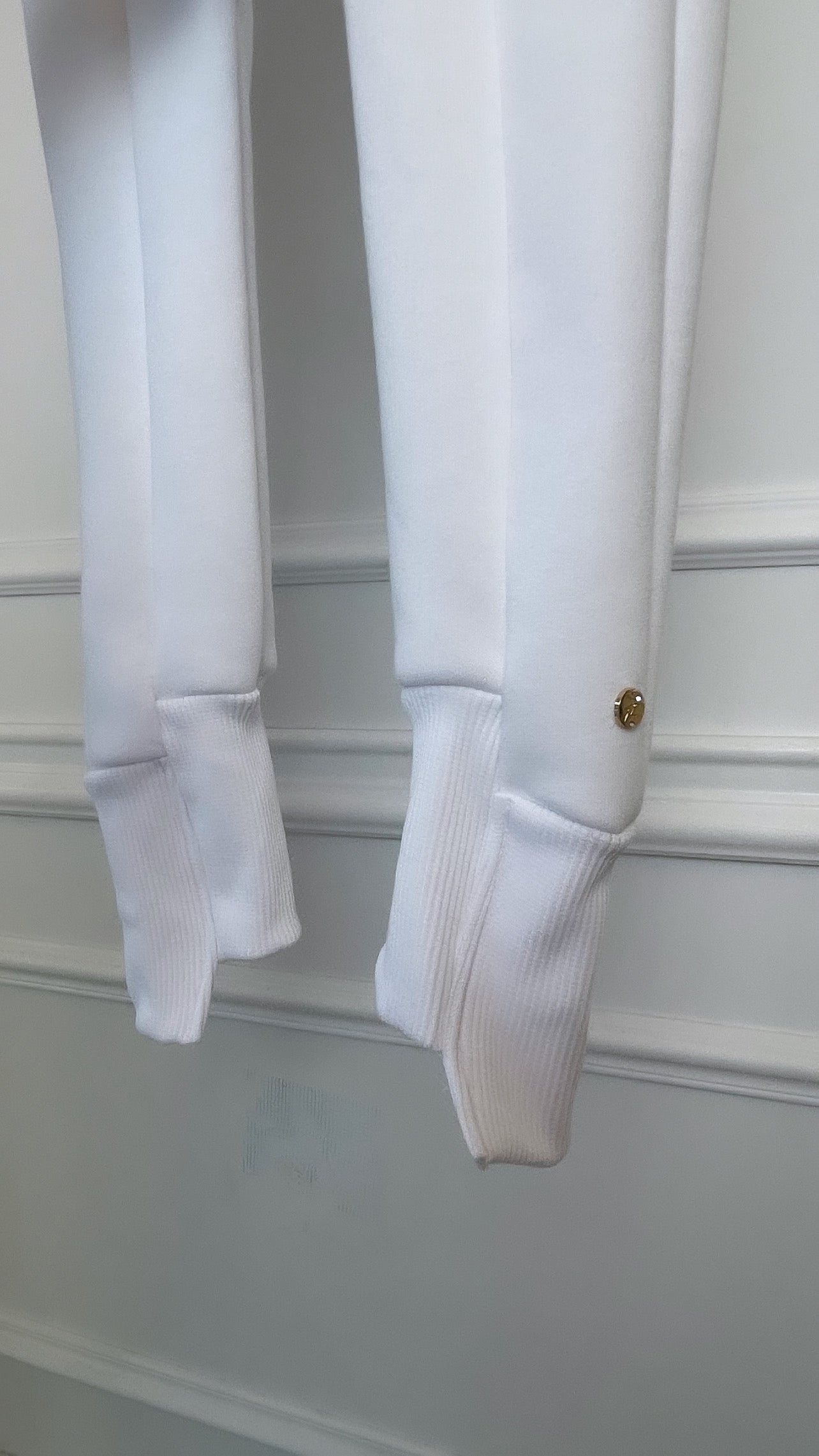 Pantalones "Blush" estilo Trapezoidal - BLANCO. Pantalones "Blush" estilo Trapezoidal - BLANCO.