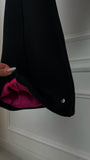 SET 2 pieces "Blush" Open-Back Hoodie + Flared Pants - BLACK SET 2 pieces "Blush" Open-Back Hoodie + Flared Pants - BLACK