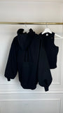 SET 3 Pieces "Blush" Backless Sweatshirt + Pants + Top - 5 Color Variations SET 3 Pieces "Blush" Backless Sweatshirt + Pants + Top - 5 Color Variations