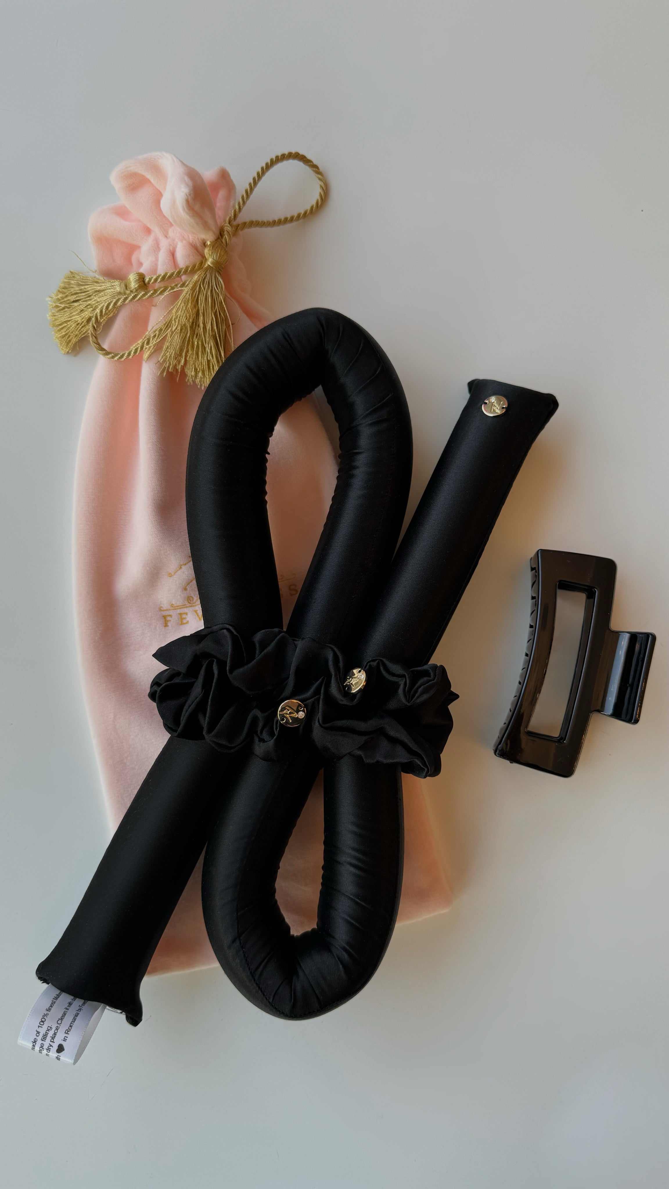 Ondulator XXL BLOWOUT fără Căldură, elastice din Mătase Naturală NEGRU Ondulator XXL BLOWOUT fără Căldură, elastice din Mătase Naturală NEGRU