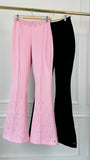 Pantaloni  "Blush" Evazați CRISTALE - 3 Variații de CULORI Pantaloni  "Blush" Evazați CRISTALE - 3 Variații de CULORI