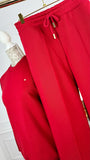 Pants "ERIA 500" Cotton Straight Large RED Pants "ERIA 500" Cotton Straight Large RED