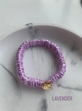 5 Small Natural Silk Elastics - 1 cm 5 Small Natural Silk Elastics - 1 cm