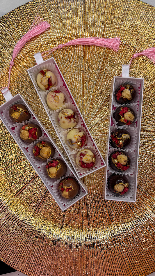 Cutie cu 1 Sertar 5 Praline Ciocolatǎ Belgiană