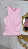 3-piece "Blush" Set Open-Back Hoodie + Straight Pants + Top - BABY PINK 3-piece "Blush" Set Open-Back Hoodie + Straight Pants + Top - BABY PINK