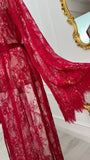 Cardigan/Albornoz de Encaje "Delicate" ROJO Cardigan/Albornoz de Encaje "Delicate" ROJO