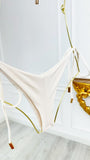 Slip de baño CREMA. Slip de baño CREMA.