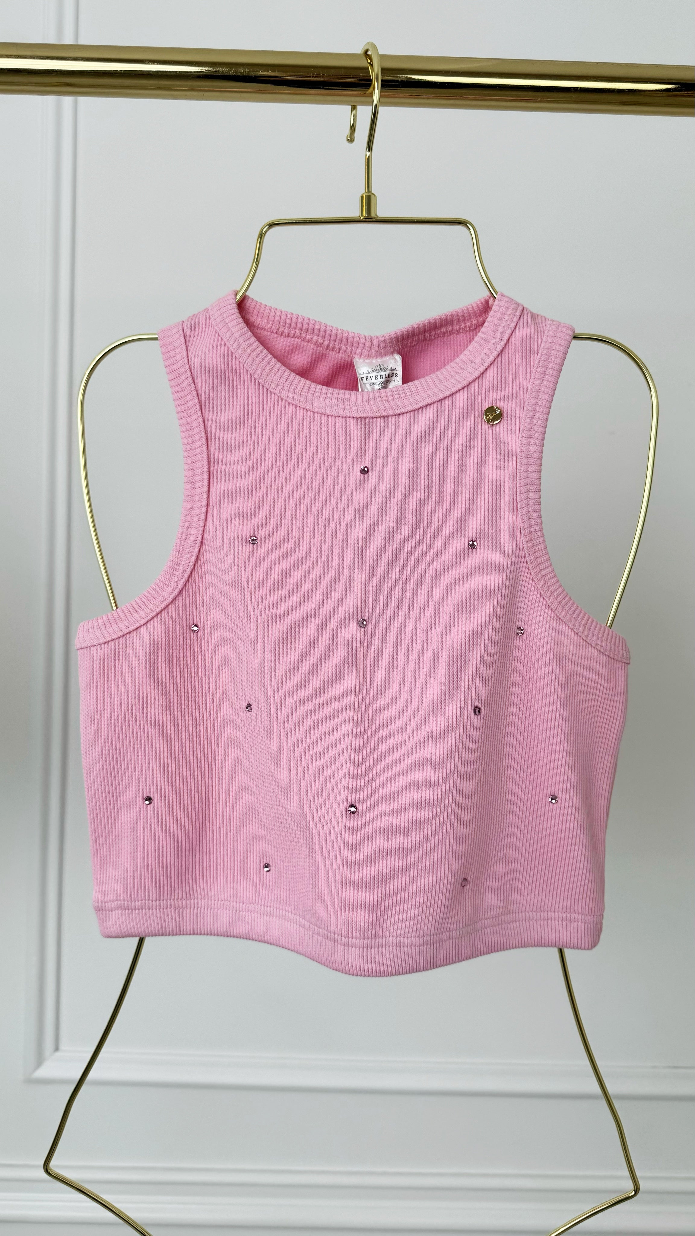 BUSTIERĂ cu CRISTALE Rib "Blush" - 4 Variații de Culori BUSTIERĂ cu CRISTALE Rib "Blush" - 4 Variații de Culori