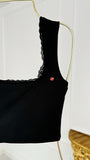 Bustier elástico "HERA" con encaje NEGRO Bustier elástico "HERA" con encaje NEGRO