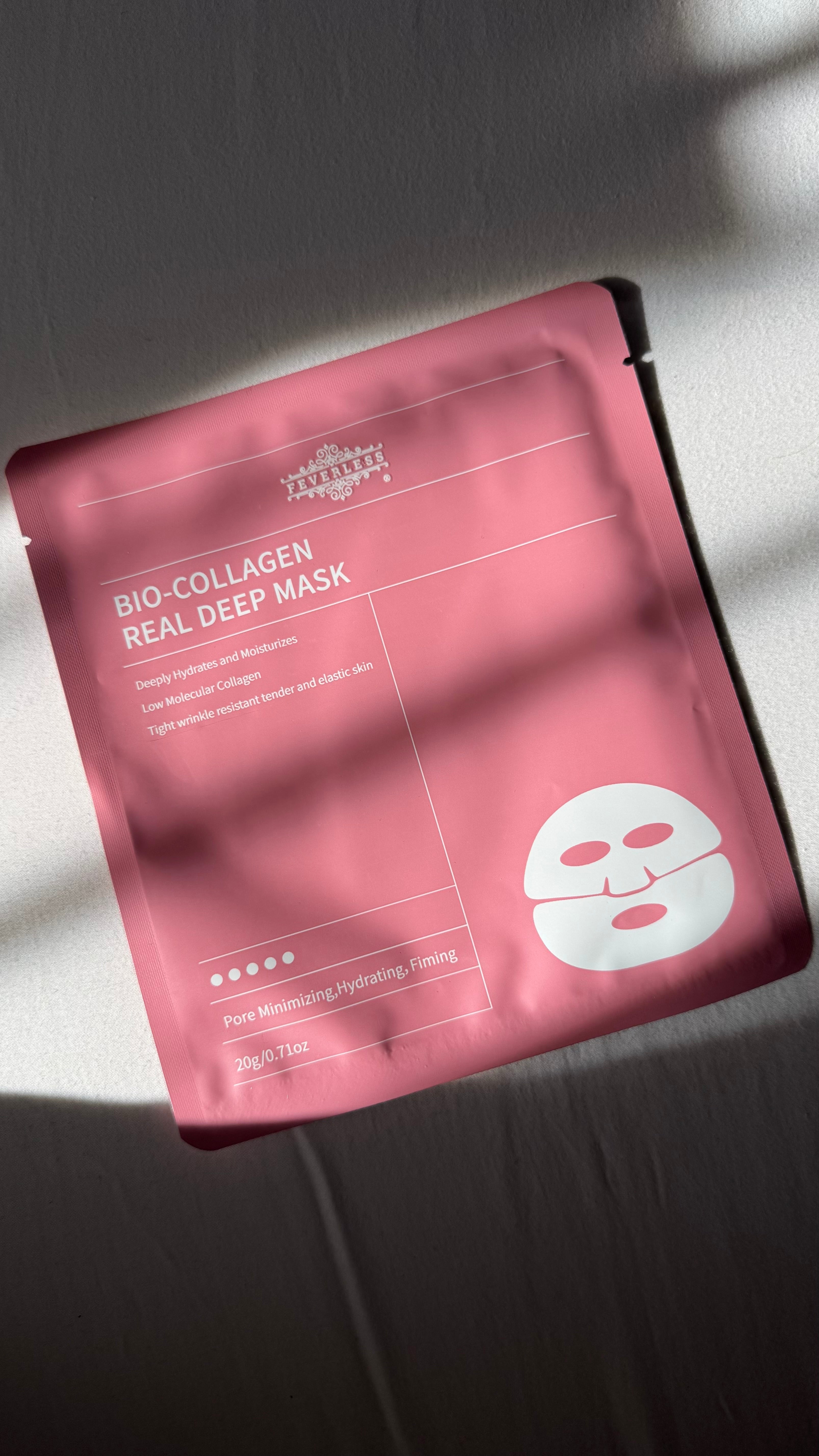 Mascarilla Facial Bio-Colágeno Feverless para Hidratación Profunda Mascarilla Facial Bio-Colágeno Feverless para Hidratación Profunda