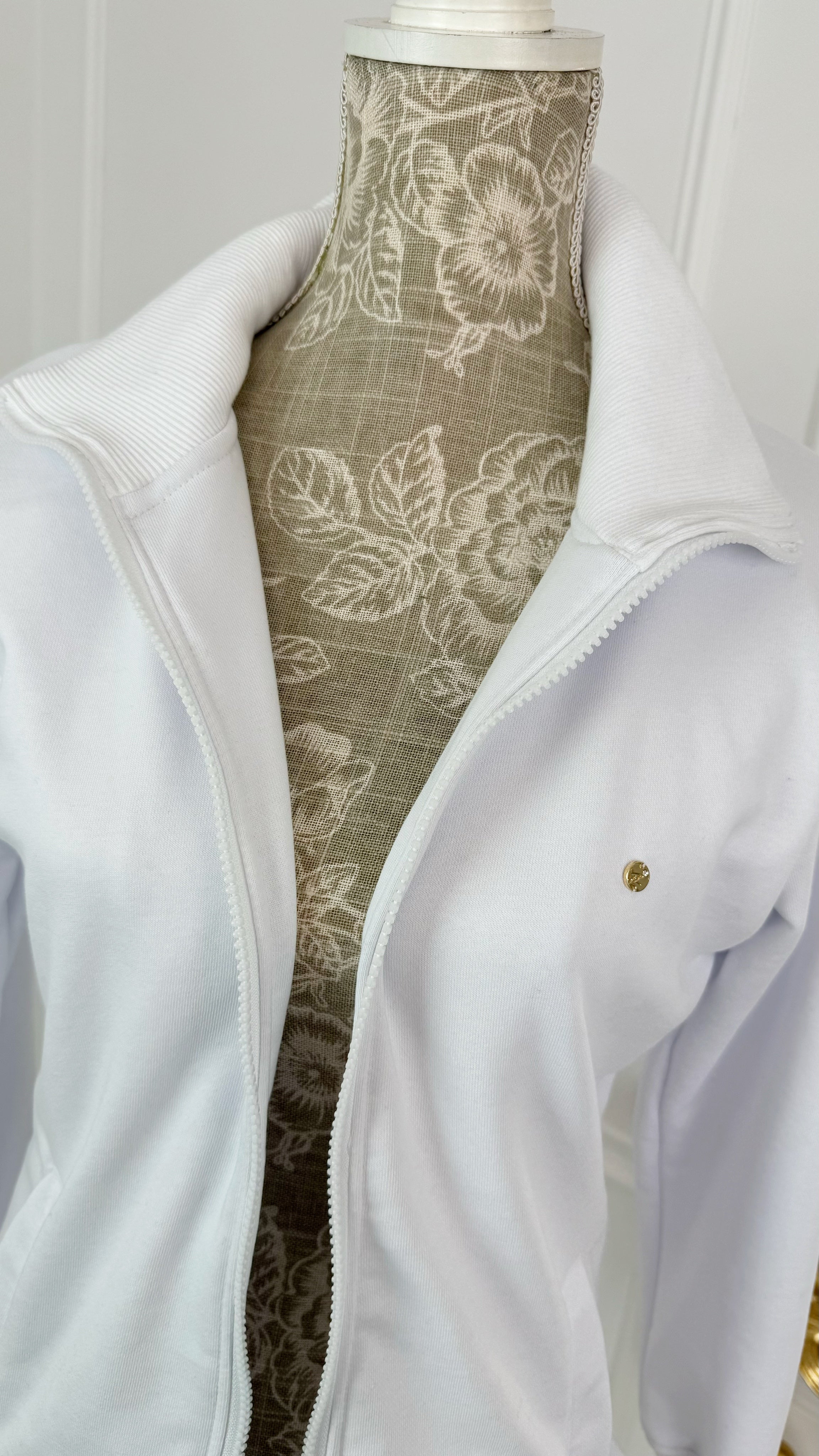 Blusa "Eria 330" con Cremallera BLANCA Blusa "Eria 330" con Cremallera BLANCA