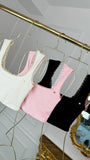 Bustier elástico "HERA" con encaje NEGRO Bustier elástico "HERA" con encaje NEGRO