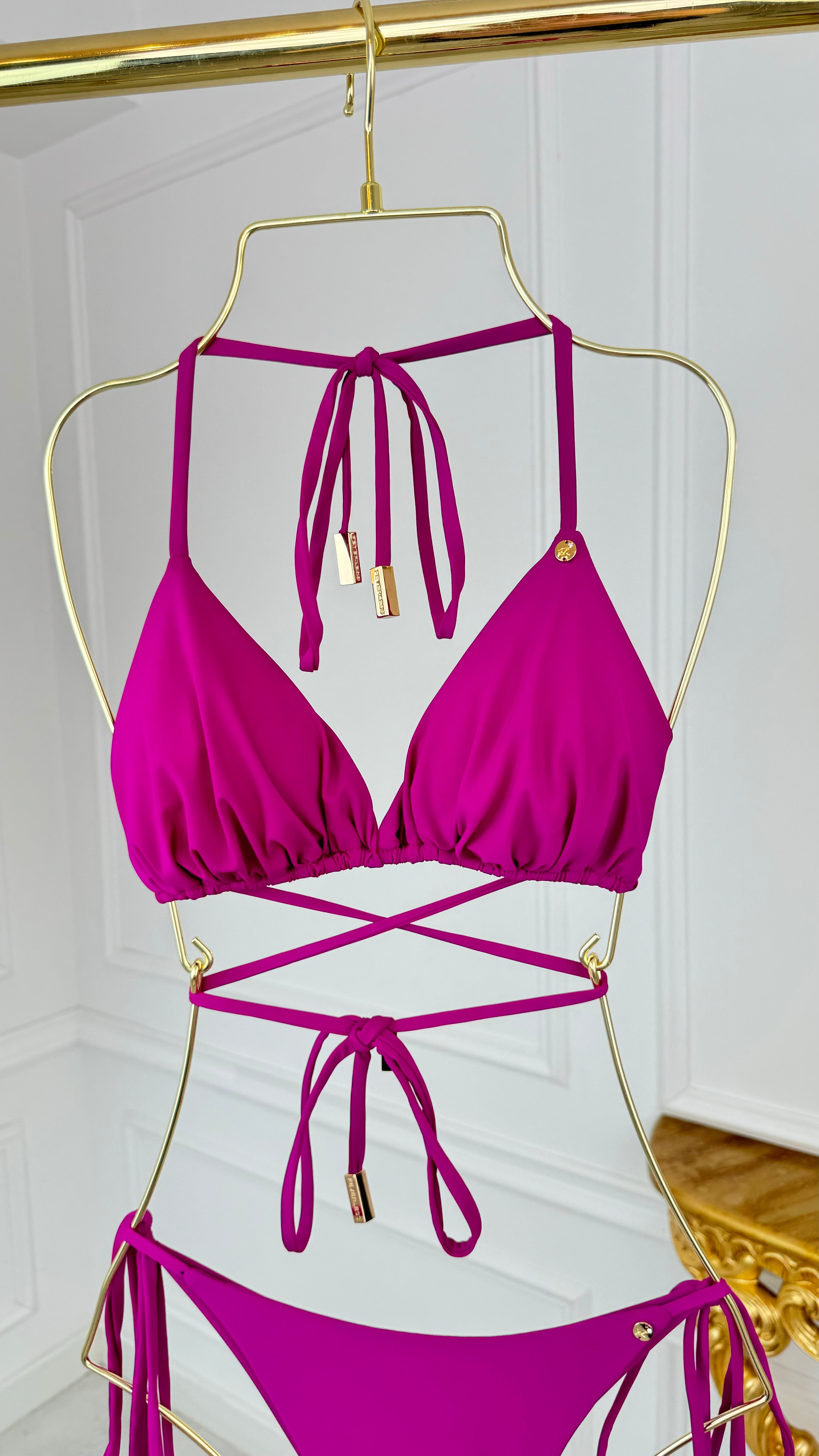 Triangle bathing bra "ORHIDEEA" removable cups Triangle bathing bra "ORHIDEEA" removable cups