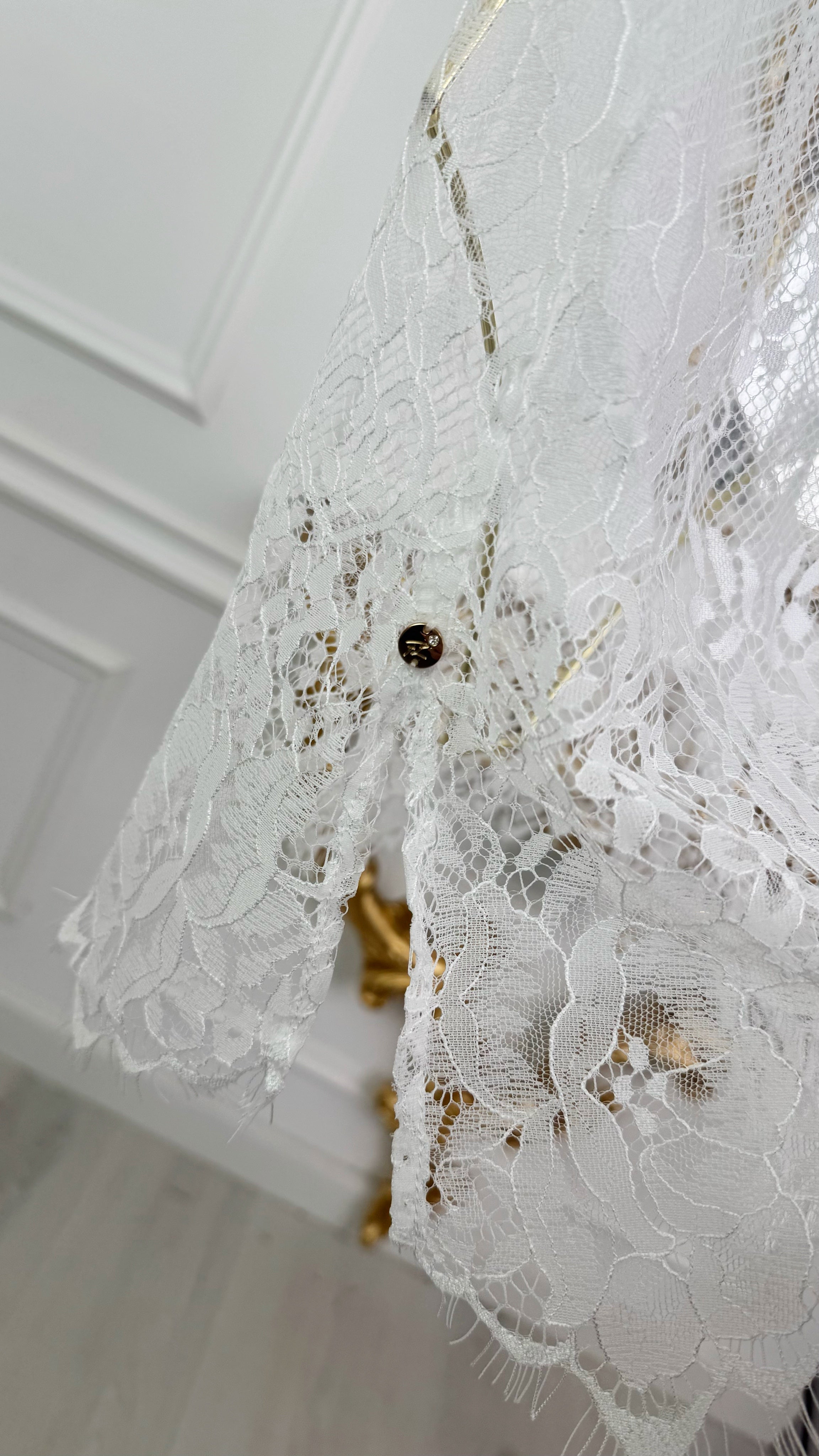 Blusa de Encaje Blanca Blusa de Encaje Blanca