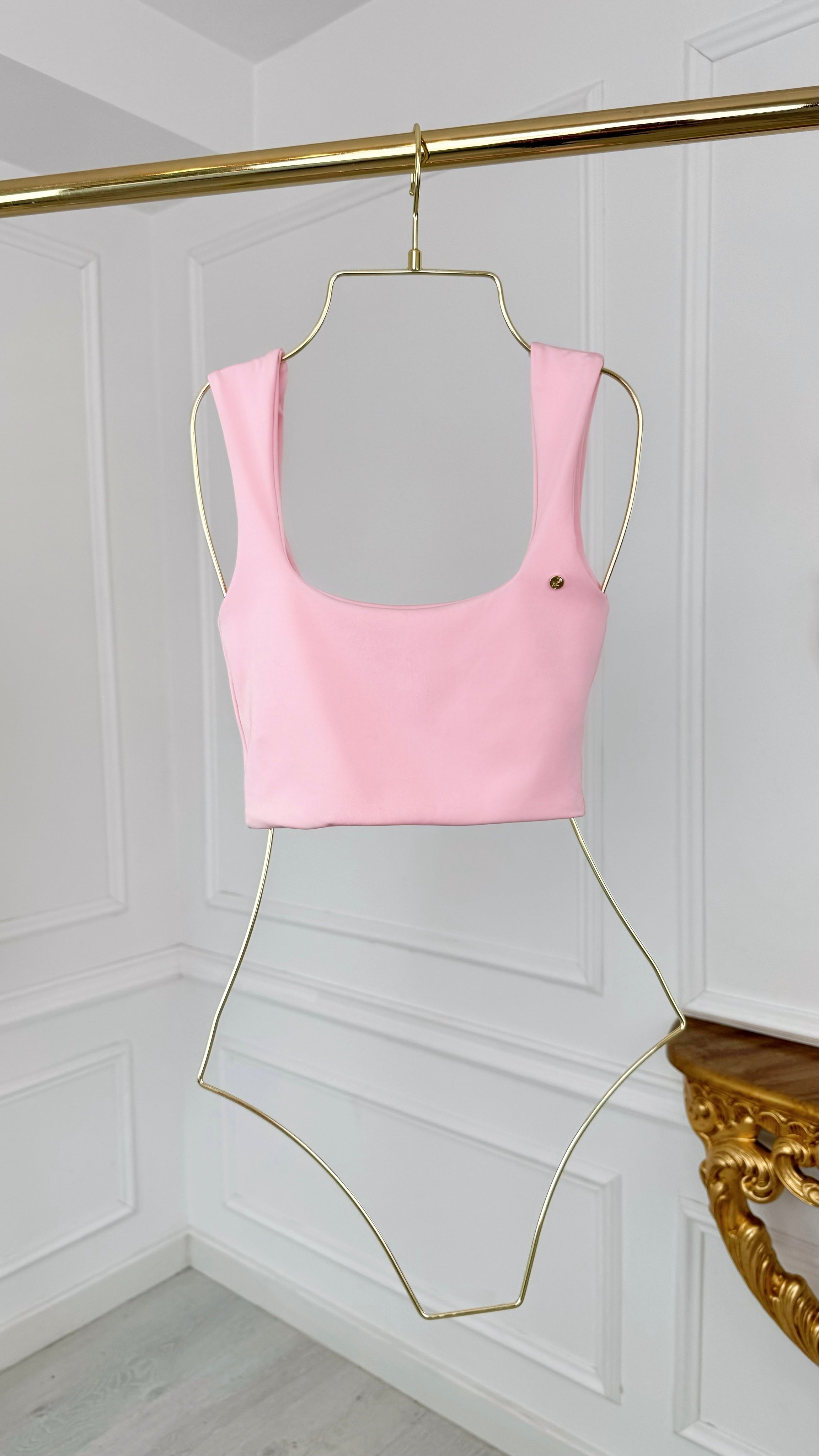 Elastic Bustier "Hera" Baby Pink Elastic Bustier "Hera" Baby Pink