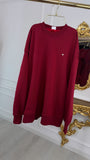 Two-Piece Set "Eria 330" Backless Blouse + Straight Long Cotton Pants WINE Two-Piece Set "Eria 330" Backless Blouse + Straight Long Cotton Pants WINE