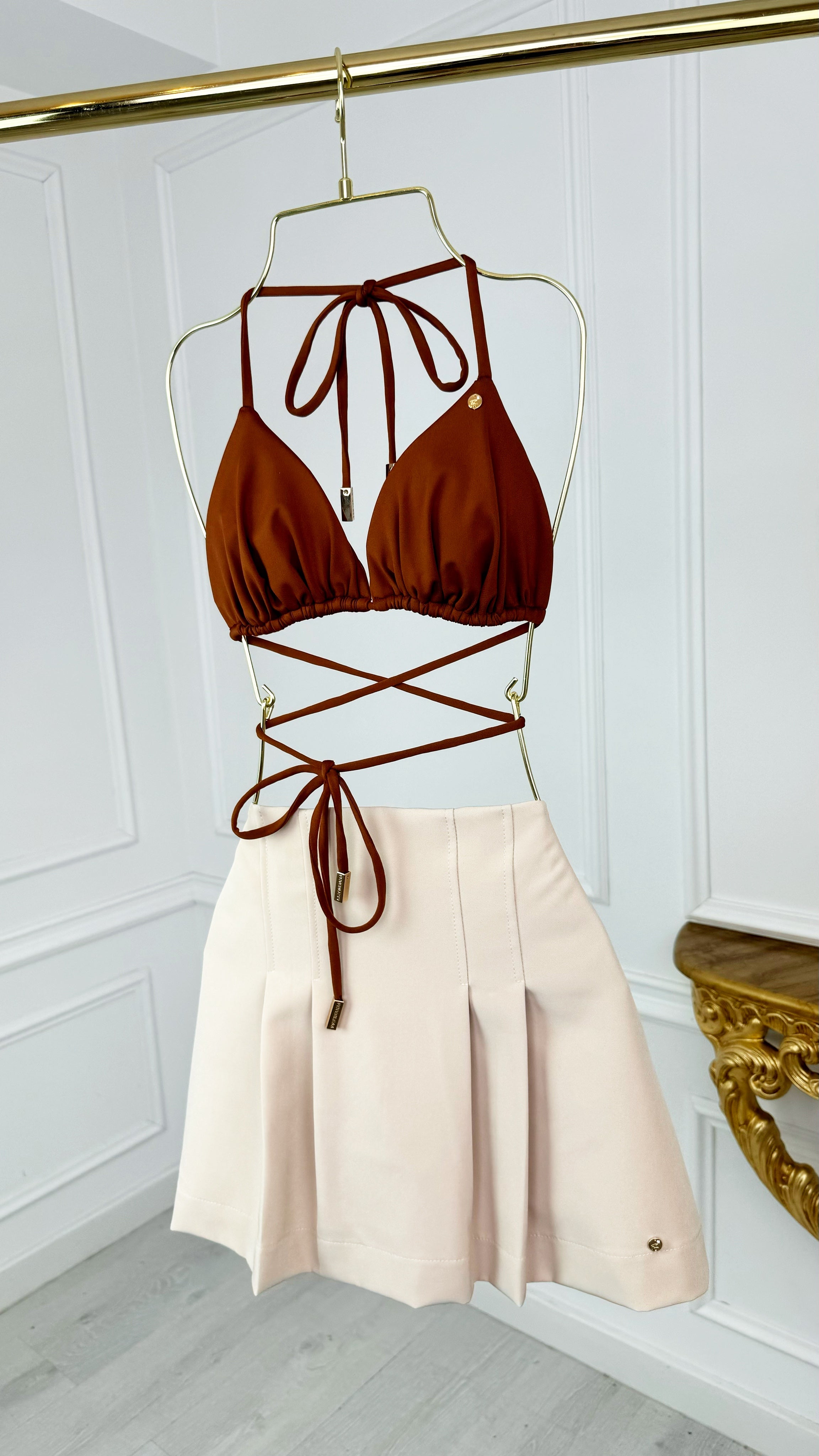Sutien de baie triunghi AMBER cupe detașabile Sutien de baie triunghi AMBER cupe detașabile
