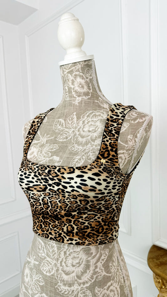 Elastic Bralette "HERA" Animal Print