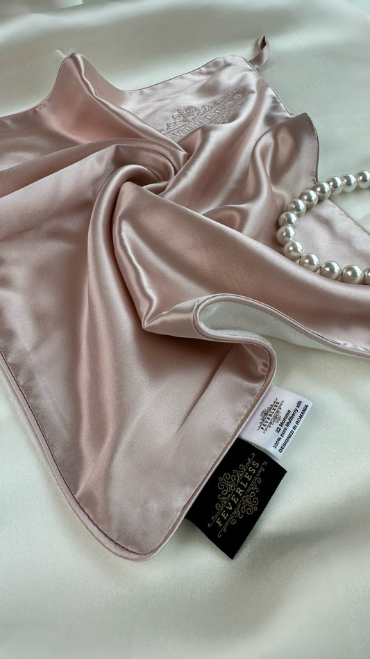 Natural Silk + Bamboo Fiber face towel
