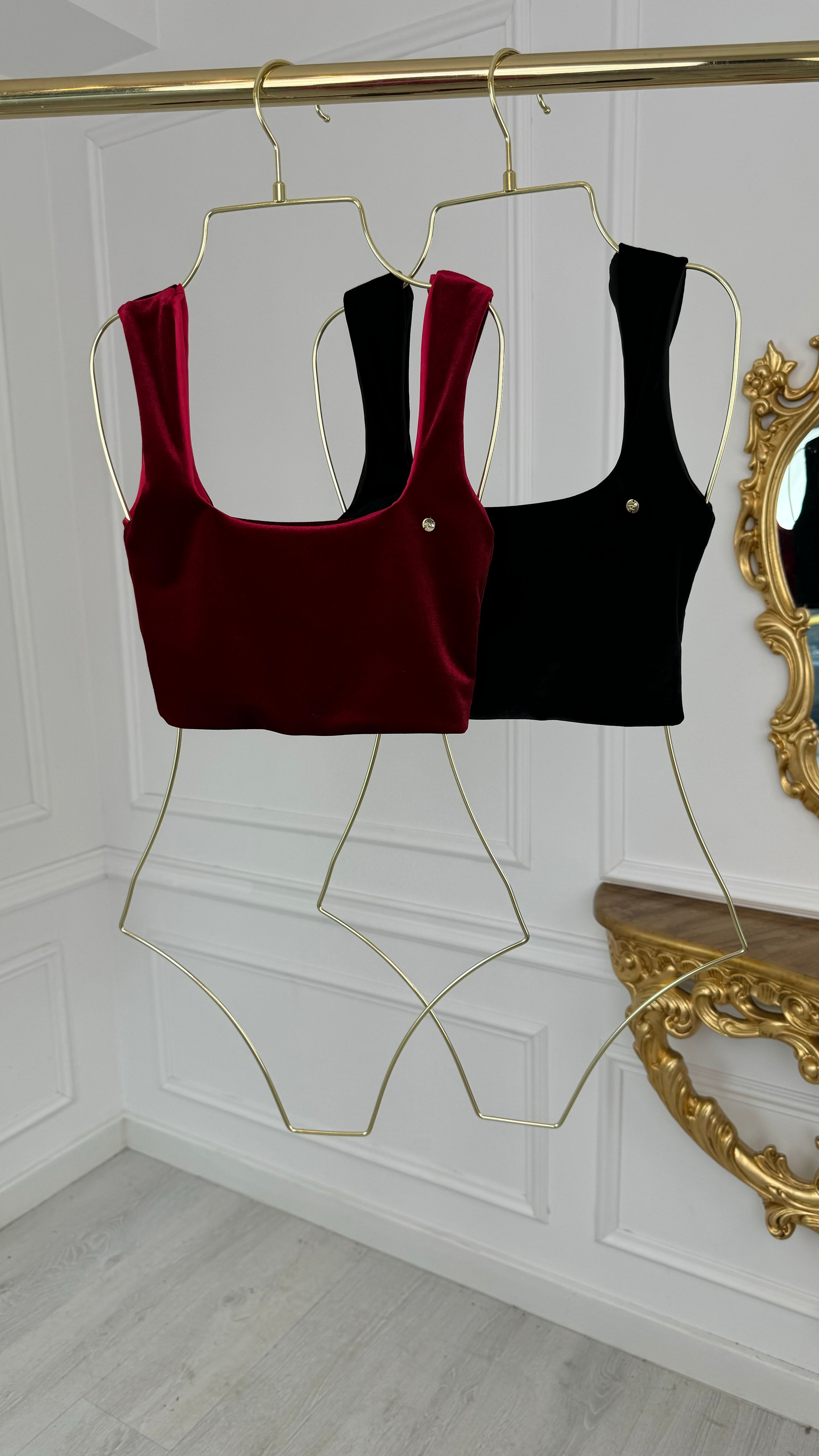 Bustier elástico "Hera" Terciopelo Bustier elástico "Hera" Terciopelo