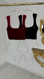 Bustier elástico "Hera" Terciopelo Bustier elástico "Hera" Terciopelo