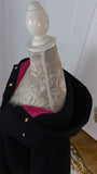 Hoodie 'Blush Snap' with Snaps and Satin Interior - BLACK Hoodie 'Blush Snap' with Snaps and Satin Interior - BLACK