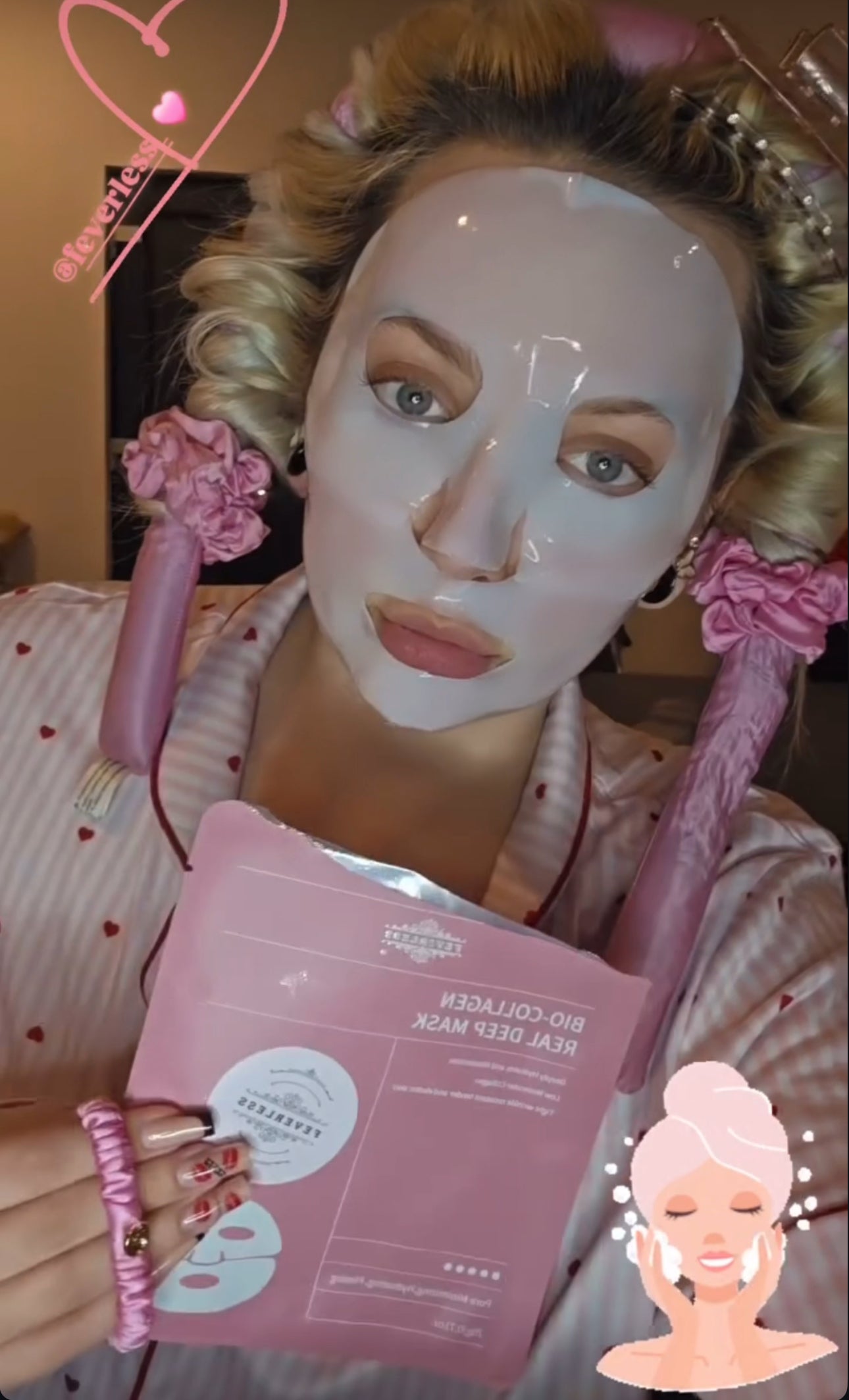 Mascarilla Facial Bio-Colágeno Feverless para Hidratación Profunda Mascarilla Facial Bio-Colágeno Feverless para Hidratación Profunda