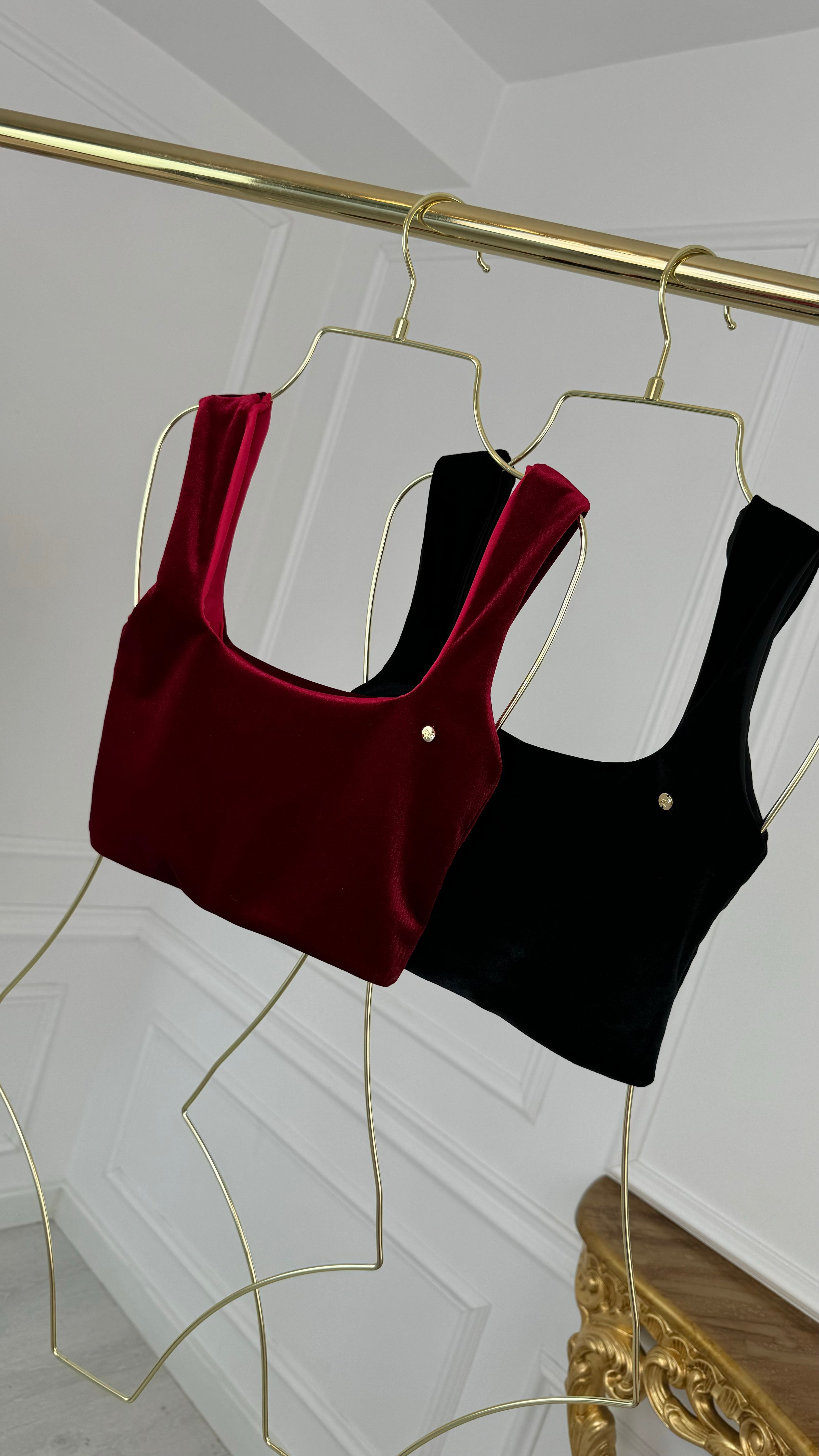 Bustier elástico "Hera" Terciopelo Bustier elástico "Hera" Terciopelo