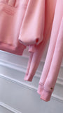 SET 3 Pieces "Blush" Backless Sweatshirt + Pants + Top - 5 Color Variations SET 3 Pieces "Blush" Backless Sweatshirt + Pants + Top - 5 Color Variations