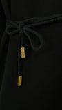 "Eria 500" CRYSTALS Backless Black Blouse "Eria 500" CRYSTALS Backless Black Blouse