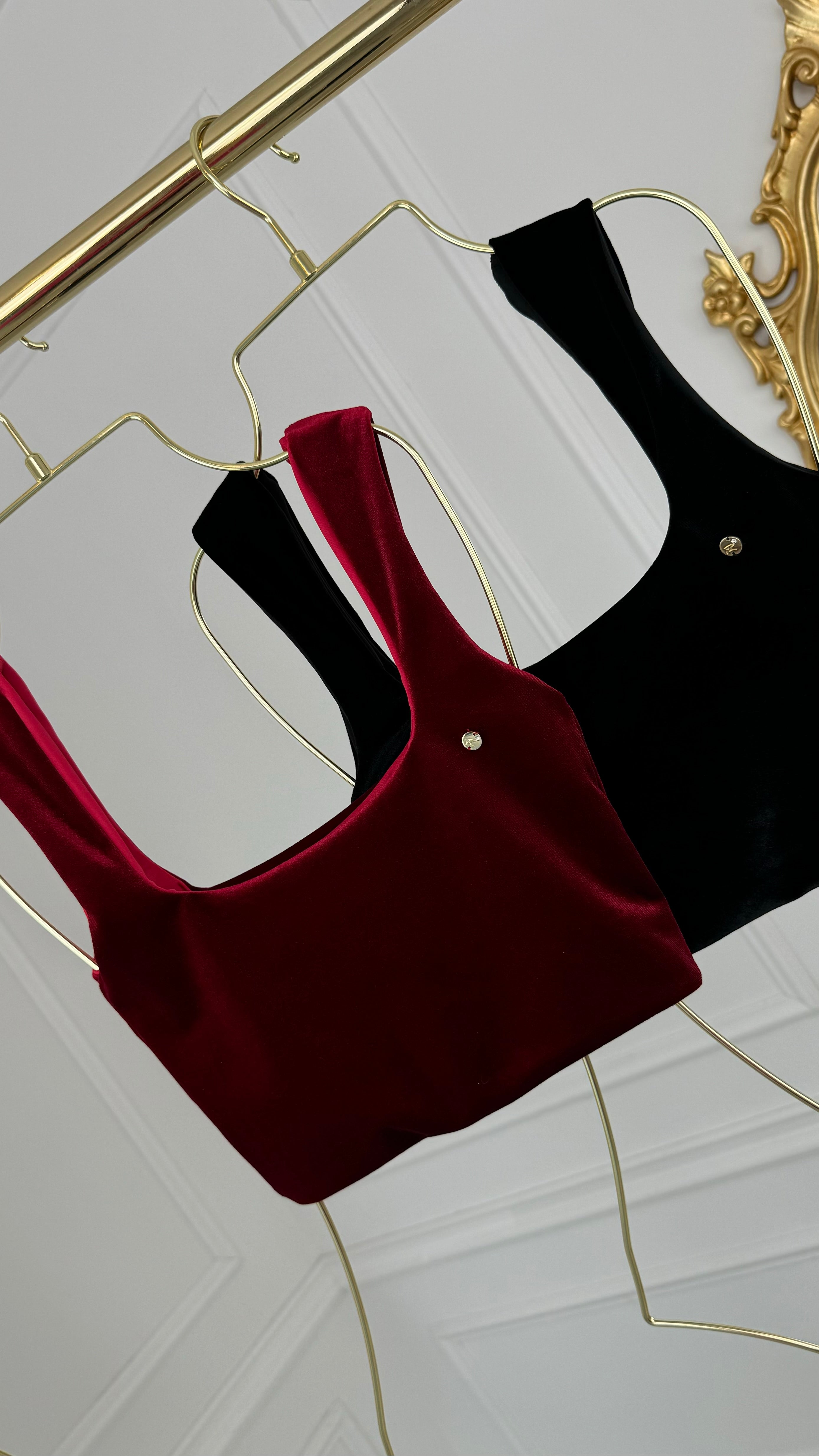 Bustier elástico "Hera" Terciopelo Bustier elástico "Hera" Terciopelo