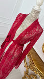 Cardigan/Albornoz de Encaje "Delicate" ROJO Cardigan/Albornoz de Encaje "Delicate" ROJO