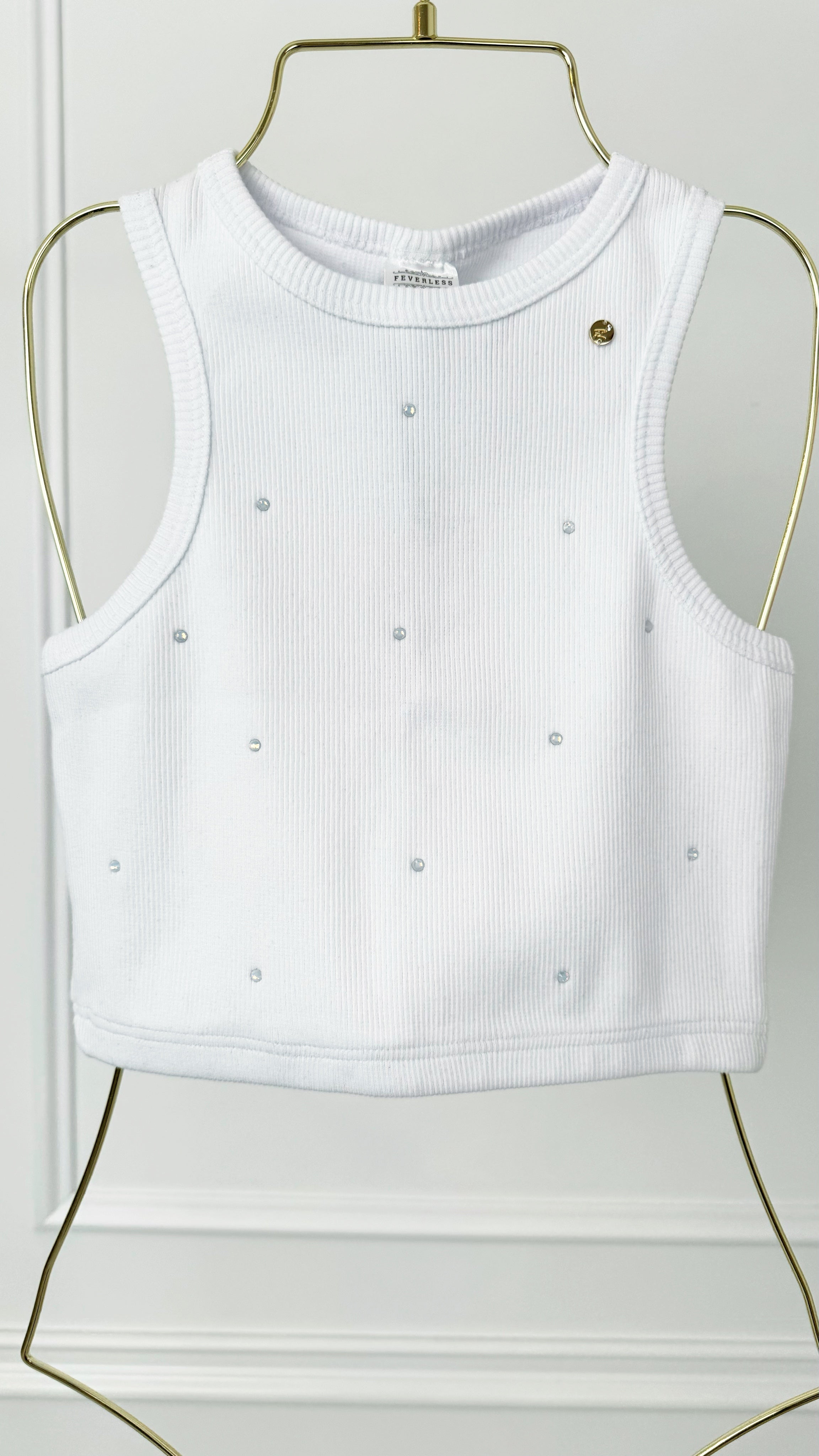 BUSTIERĂ cu CRISTALE Rib "Blush" - 4 Variații de Culori BUSTIERĂ cu CRISTALE Rib "Blush" - 4 Variații de Culori