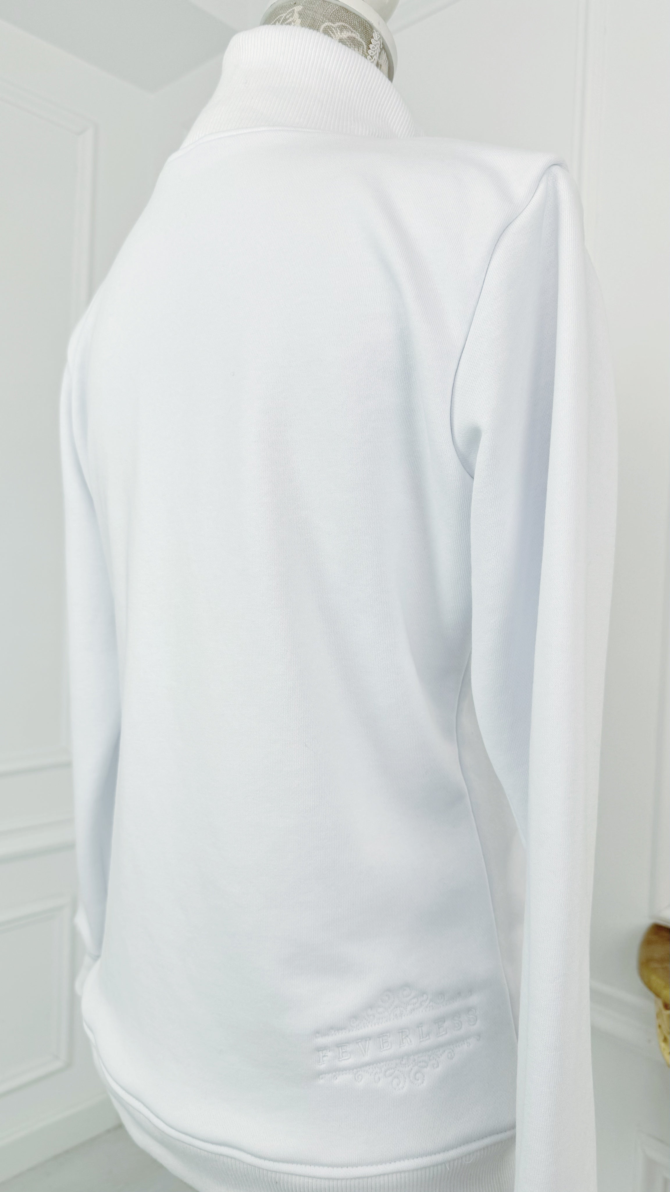 Blusa "Eria 330" con Cremallera BLANCA Blusa "Eria 330" con Cremallera BLANCA