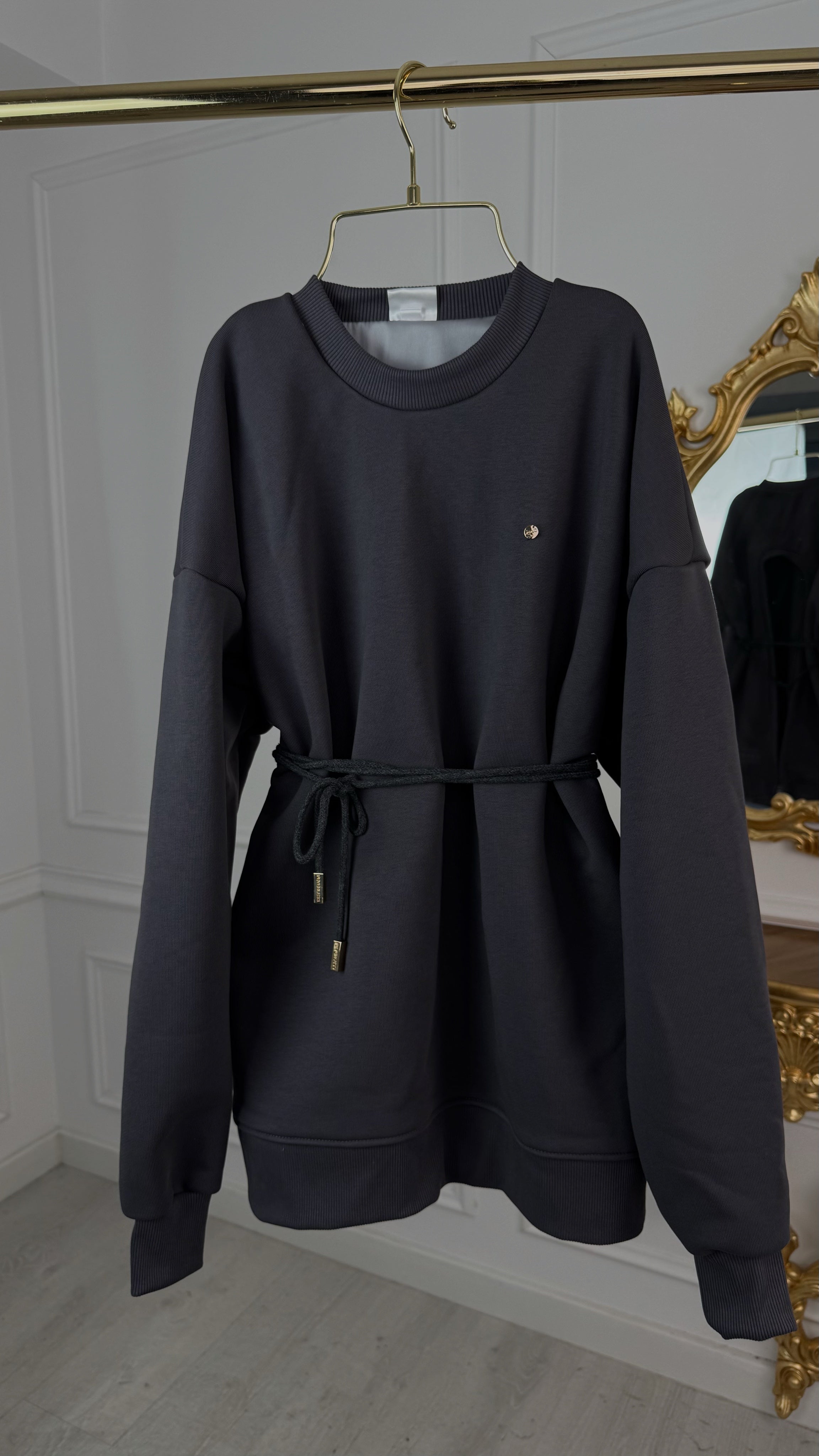 Blouse "Eria 500" Backless – DARK GREY Blouse "Eria 500" Backless – DARK GREY