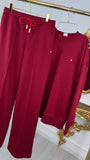 Pantalones "ERIA 330" Algodón Rectos y Anchos WINE Pantalones "ERIA 330" Algodón Rectos y Anchos WINE